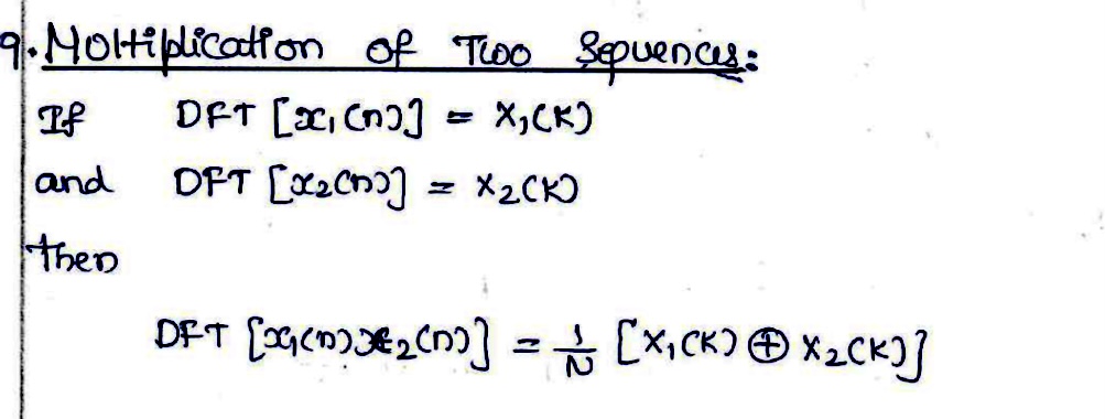 Multiplication of Two Sequences