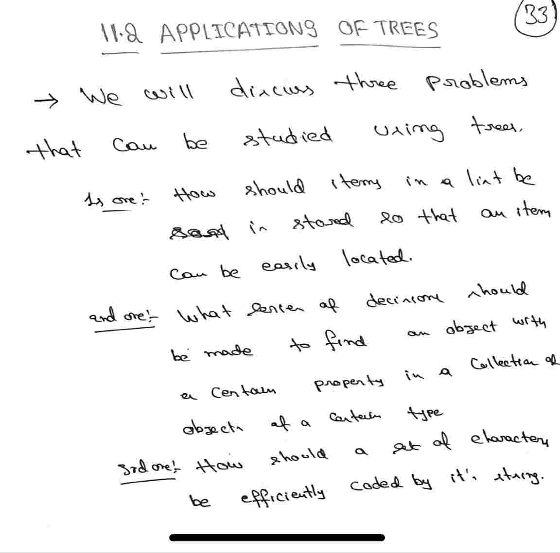 Applications Of Trees