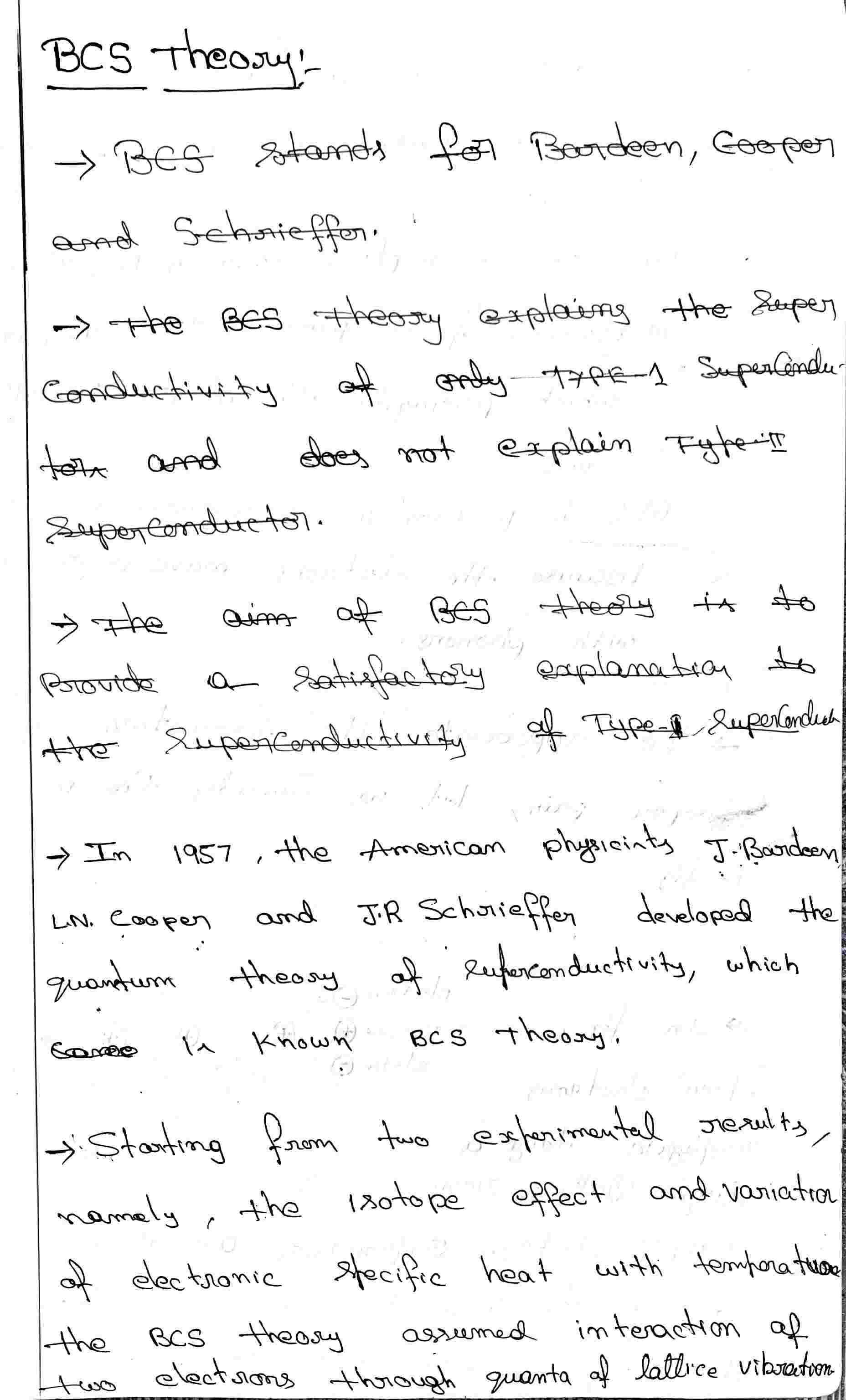 Superconductor Temperature Dependence Meissner Effect BCS Theory Superconductor Temperature Dependence Meissner Effect BCS Theory