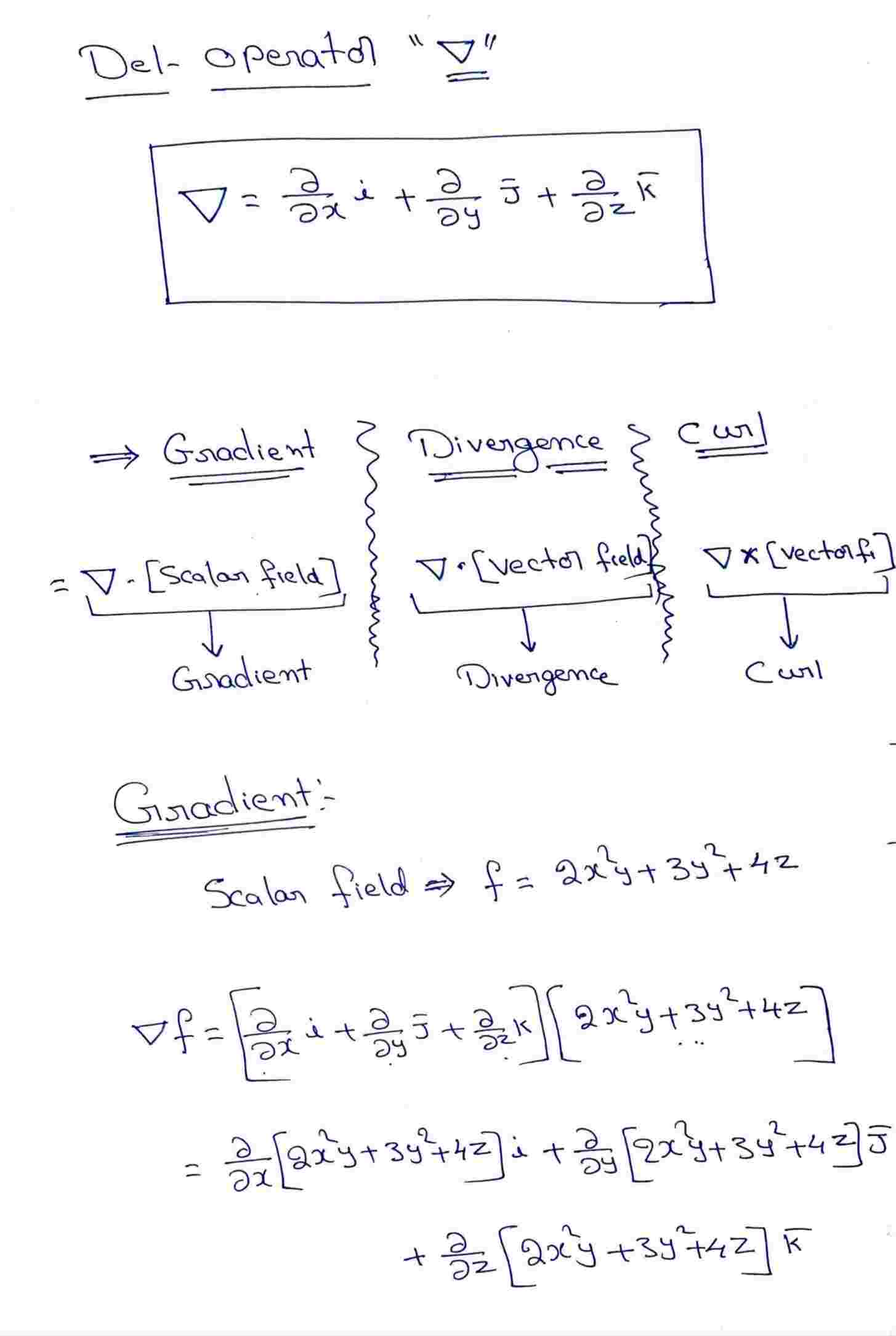 Vector Differentiation